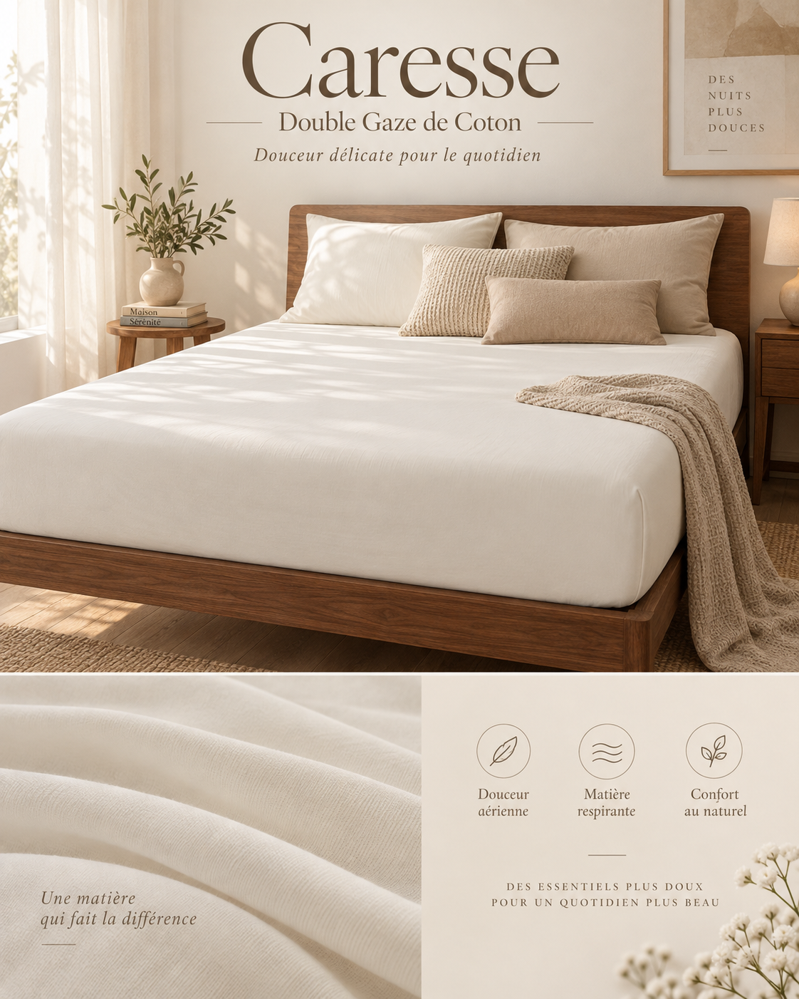 Drap-Housse Caresse